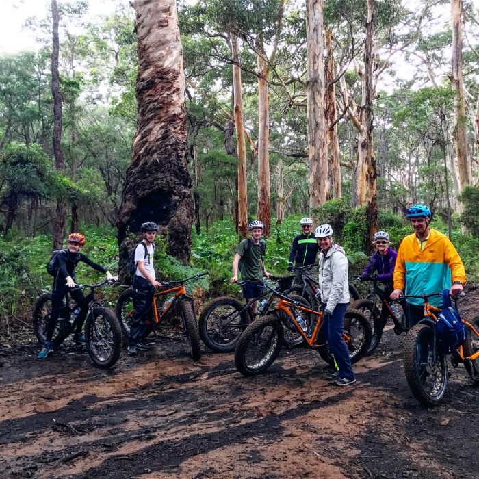 Fat biking in Boranup Forest with Margaret River Adventure Co